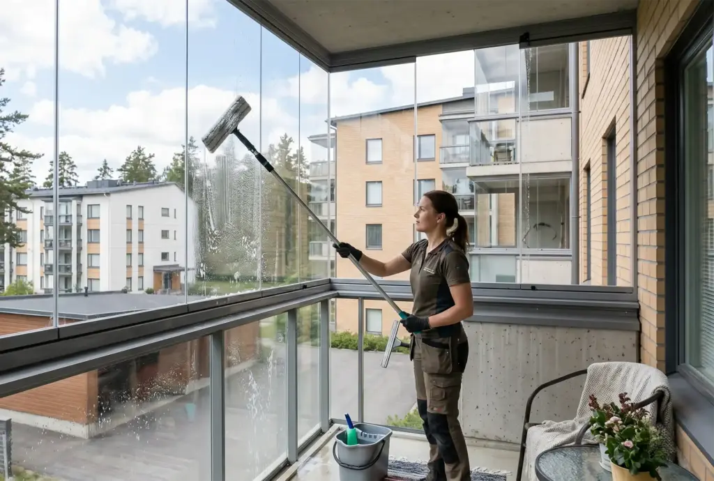 Milloin parvekelasit kannattaa pestä?